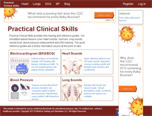 Tablet Screenshot of practicalclinicalskills.com